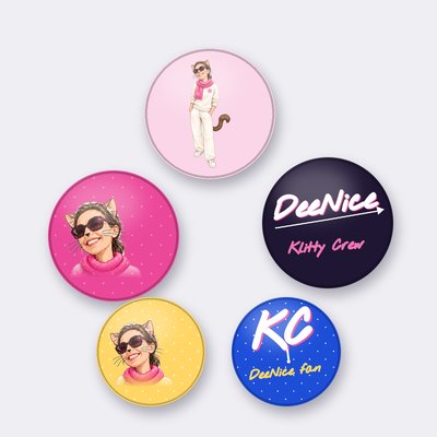 DeeNice button set