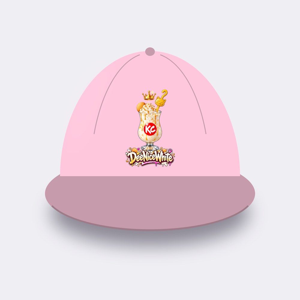 KC Drink DeeNiceWhite cap – blossom pink
