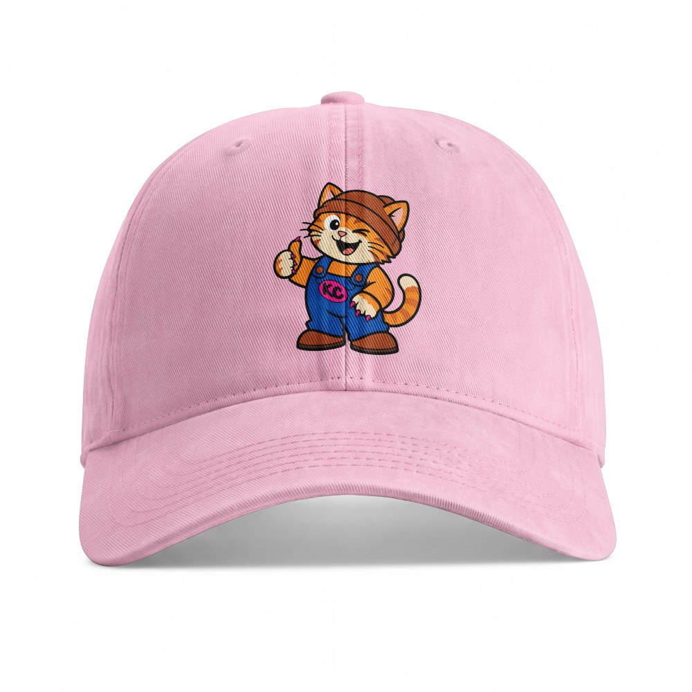 Kinky from the Klitty Crew cap – blossom pink