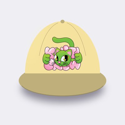 Green Bubble Cat cap – Butter