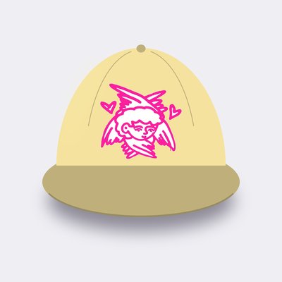 Pink Angel with Hearts cap – Butter