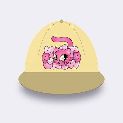 Pink Bubble Cat cap – Butter