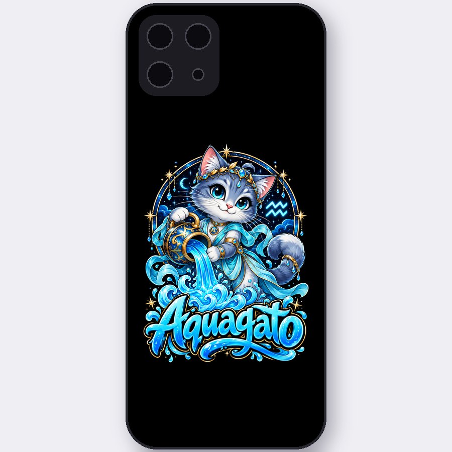 Astrocats Aquagato phone case