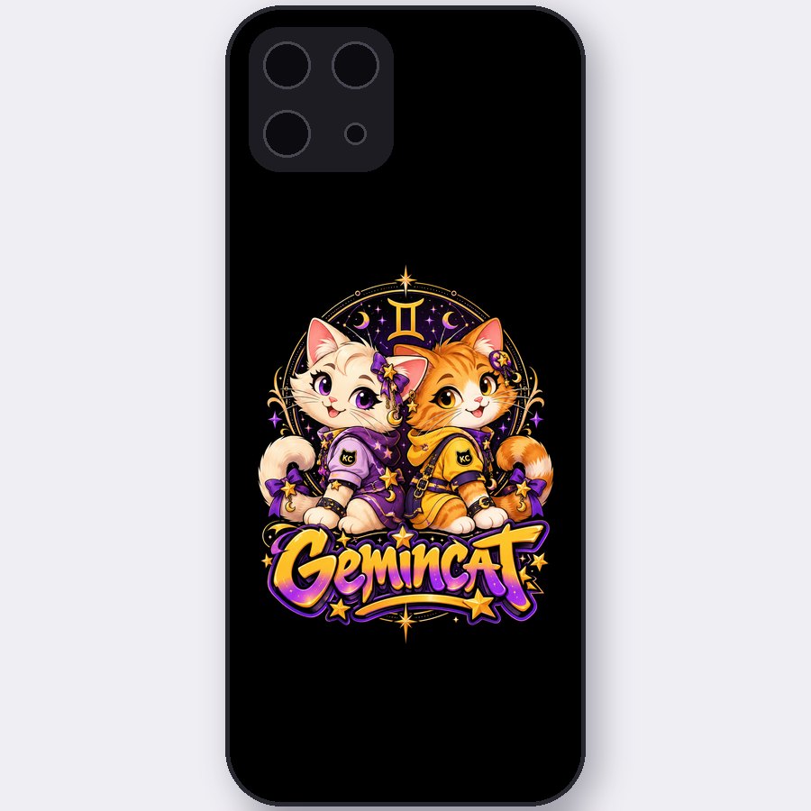 Astrocats Gemincat phone case