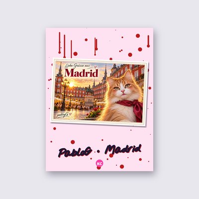 Postcard from Madrid by PabloG poster