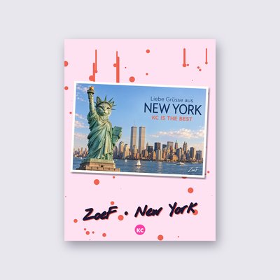 Postcard from New York by ZoeF poster