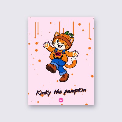 Kinky the pumpkin poster