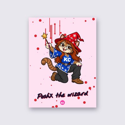 PoshX the wizard poster