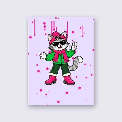 SinDee from the Klitty Crew poster – Lilac background
