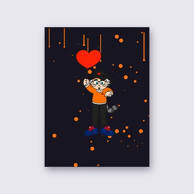 VenRod from the Klitty Crew poster – Black background