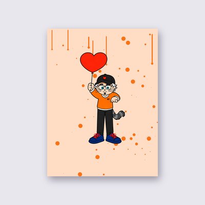 VenRod from the Klitty Crew poster – Peach background