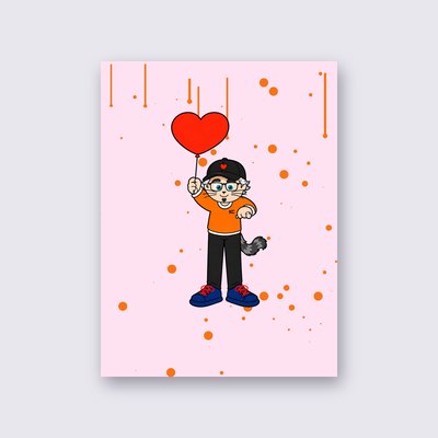 VenRod from the Klitty Crew poster – Pink background