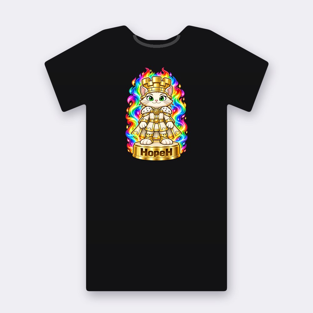 KC Chess HopeH T-shirt – black street art T-shirt