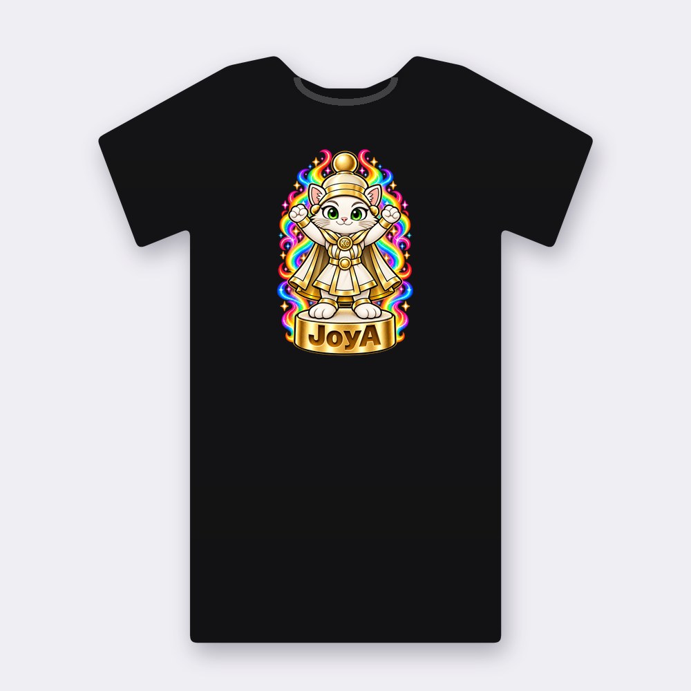 KC Chess JoyA T-shirt – black street art T-shirt