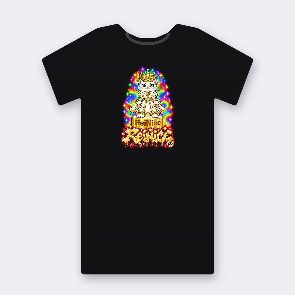 KC Chess ReiNice Graffiti T-shirt – black street art T-shirt