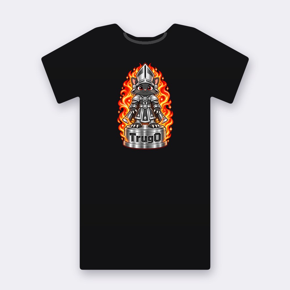 KC Chess TrugO T-shirt – black street art T-shirt