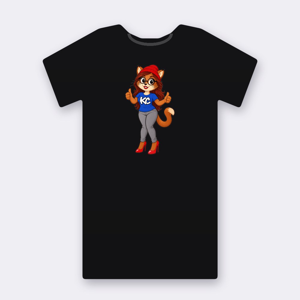 PoshX from the Klitty Crew T-shirt – black street art T-shirt