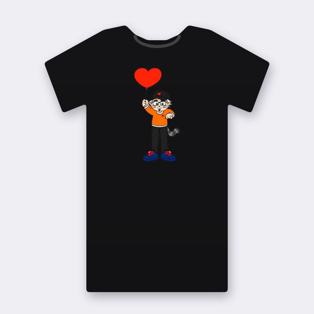 VenRod from the Klitty Crew T-shirt – black street art T-shirt