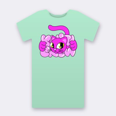 Mint Klitty Crew T-shirts