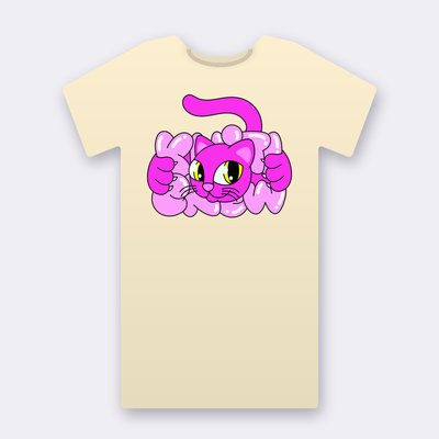 Natural Klitty Crew T-shirts