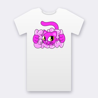 White Klitty Crew T-shirts