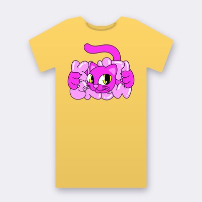 Yellow Klitty Crew T-shirts
