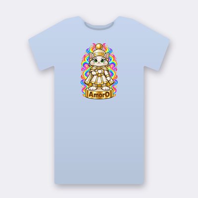KC Chess AmorO – baby blue Klitty Crew T-shirt
