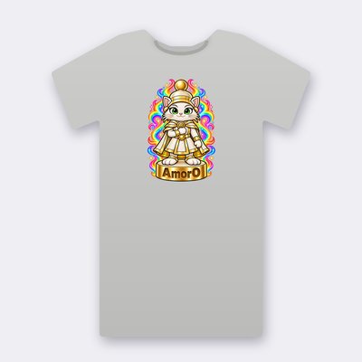 KC Chess AmorO – heather grey Klitty Crew T-shirt