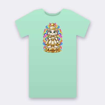 KC Chess AmorO – mint Klitty Crew T-shirt