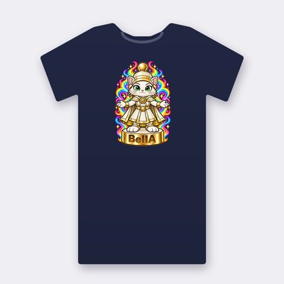 KC Chess BellA – navy Klitty Crew T-shirt