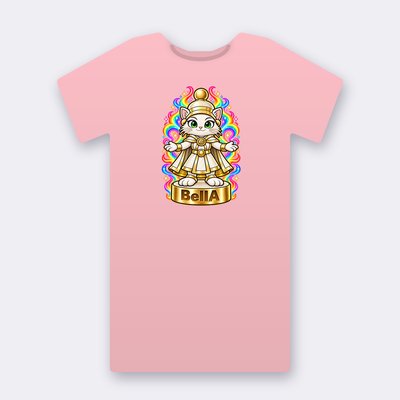 KC Chess BellA – pink Klitty Crew T-shirt