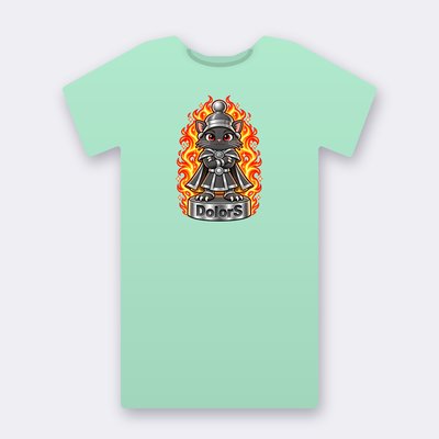 KC Chess DolorS – mint Klitty Crew T-shirt