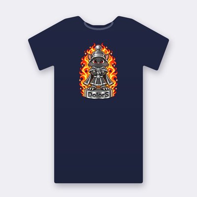 KC Chess DolorS – navy Klitty Crew T-shirt