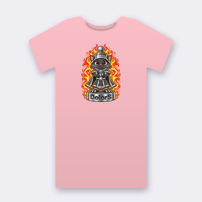 KC Chess DolorS – pink Klitty Crew T-shirt
