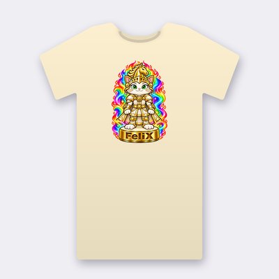KC Chess FeliX – natural Klitty Crew T-shirt
