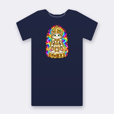 KC Chess FeliX – navy Klitty Crew T-shirt