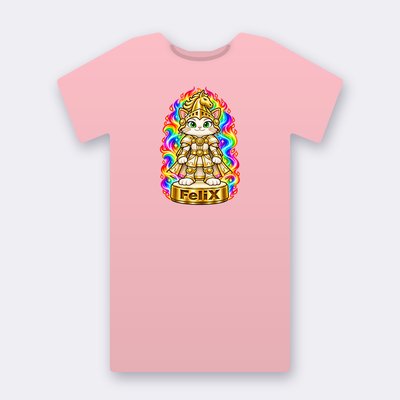 KC Chess FeliX – pink Klitty Crew T-shirt