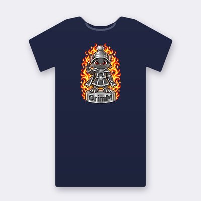KC Chess GrimM – navy Klitty Crew T-shirt