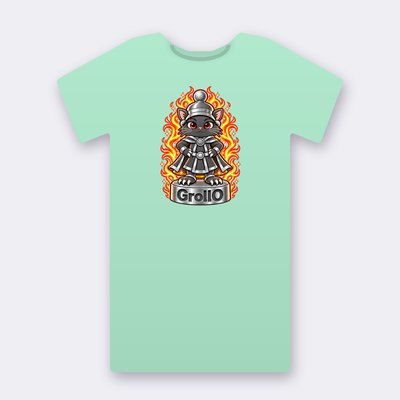 KC Chess GrollO – mint Klitty Crew T-shirt