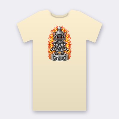 KC Chess GrollO – natural Klitty Crew T-shirt