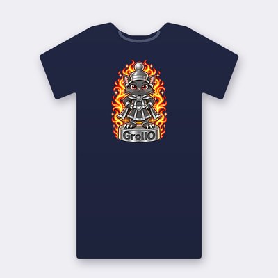 KC Chess GrollO – navy Klitty Crew T-shirt