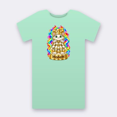 KC Chess HopeH – mint Klitty Crew T-shirt