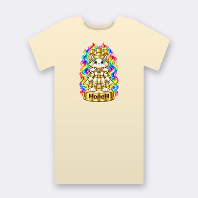 KC Chess HopeH – natural Klitty Crew T-shirt