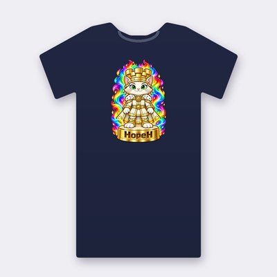 KC Chess HopeH – navy Klitty Crew T-shirt