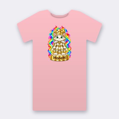 KC Chess HopeH – pink Klitty Crew T-shirt