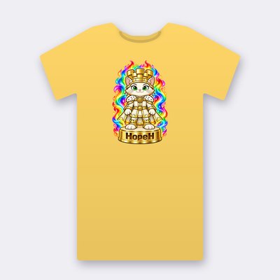 KC Chess HopeH – yellow Klitty Crew T-shirt