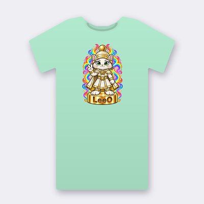 KC Chess LeeO – mint Klitty Crew T-shirt