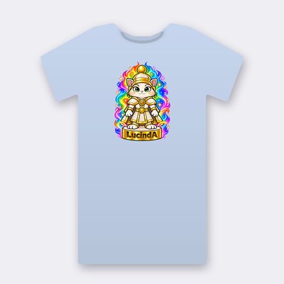 KC Chess LucindA – baby blue Klitty Crew T-shirt