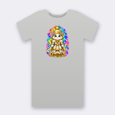 KC Chess LucindA – heather grey Klitty Crew T-shirt
