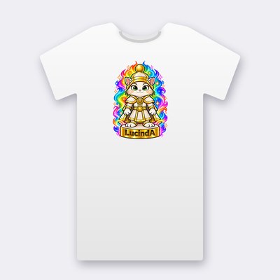 KC Chess LucindA – white Klitty Crew T-shirt